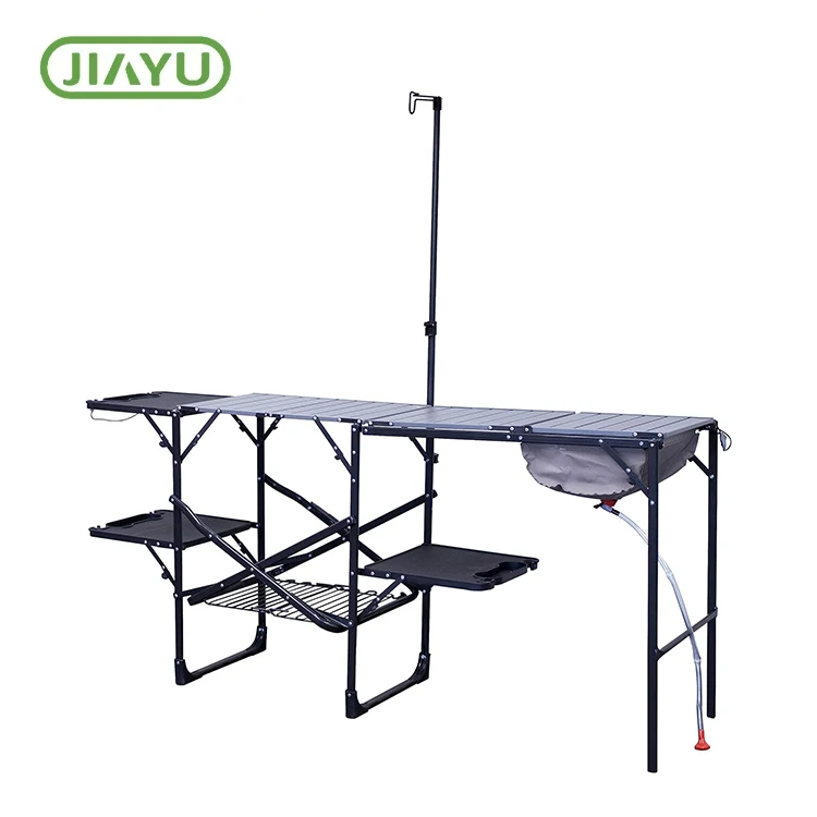 11 tragbare faltbare Aluminiumcampingtabelle