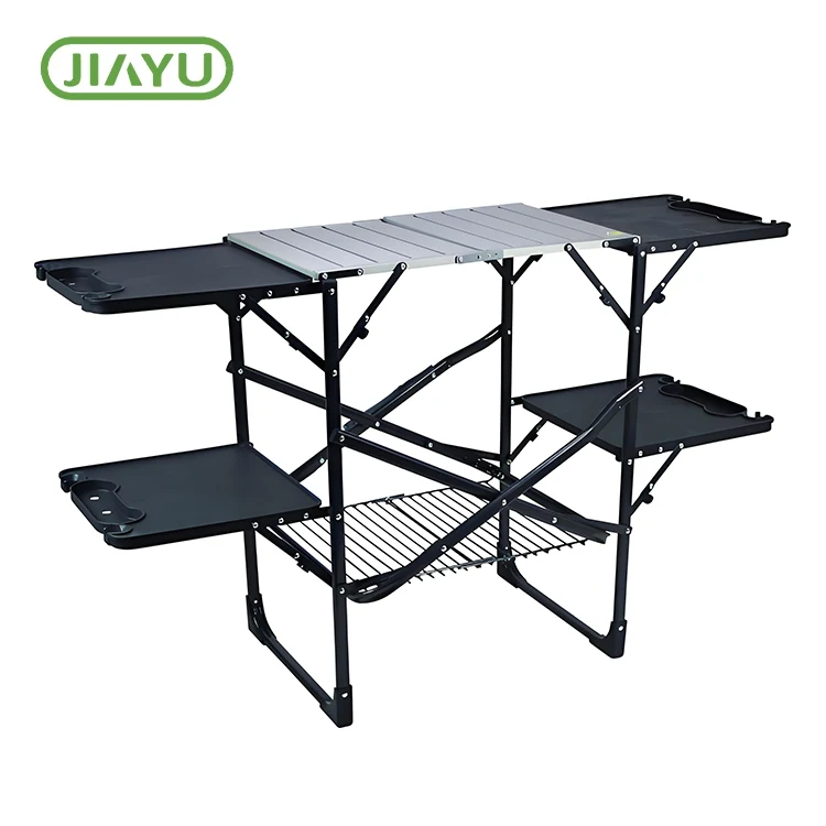 Tragbarer faltbarer Campingtisch aus Aluminium