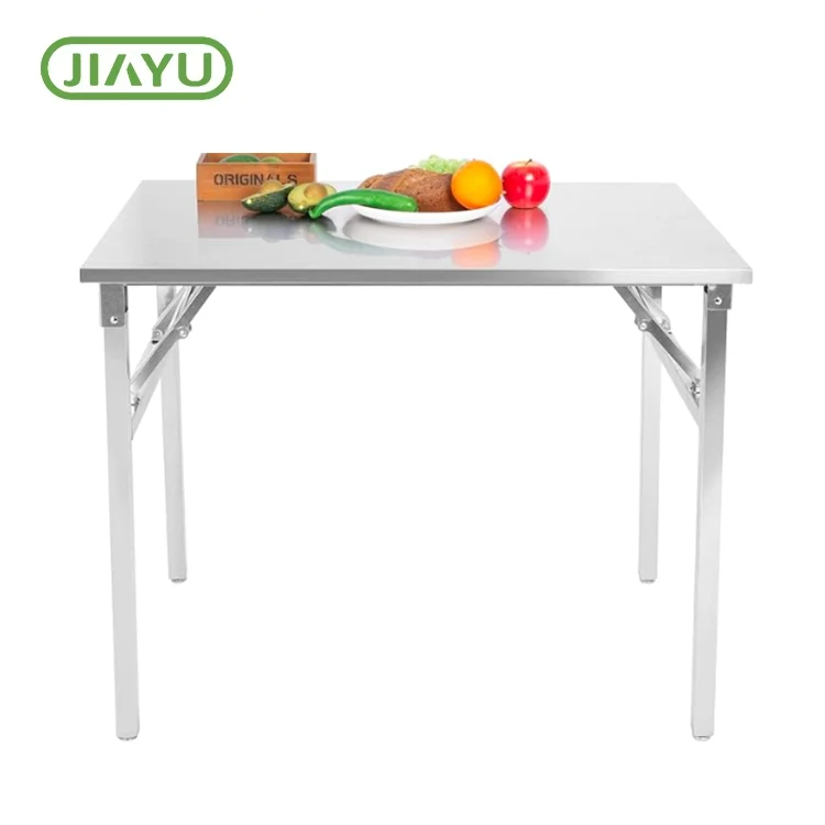 Tragbarer faltbarer Edelstahl -Campingtisch